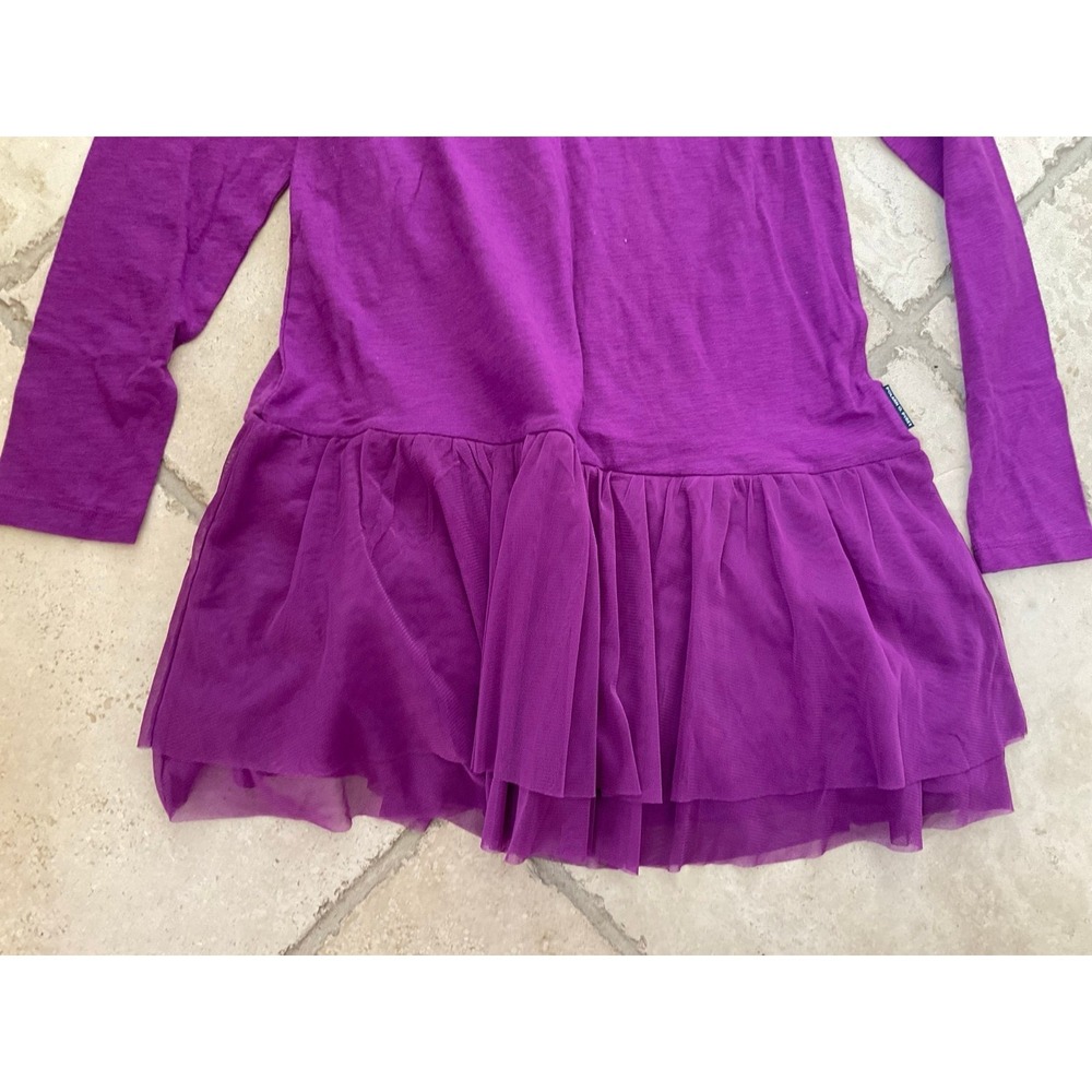 Polarn O. Pyret Girls Mulberry Tulle Dress long‎ Sleeves Size 146-152 (10-12) - Picture 3 of 8